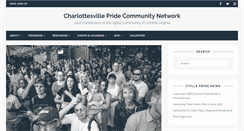 Desktop Screenshot of cvillepride.org