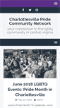 Mobile Screenshot of cvillepride.org